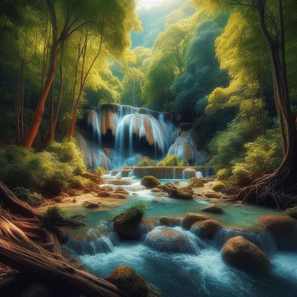 Erawan Waterfall Kanchanaburi Thailand